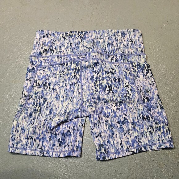 Athleta Patterned Ultimate Stash Pocket 7" Short szL - Picture 1 of 6